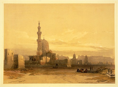 007-Tumbas de los Califas el Cairo- David Roberts- 1846-1849