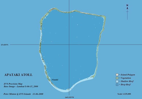 Apataki Atoll FP - EVS Precision Map from Landsat S-06-15_2000 and DigitalGlobe (1-225,000)