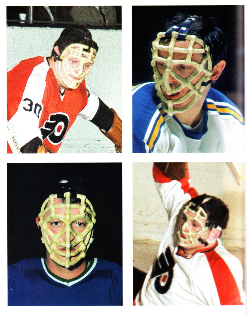 Vintage Goalie Mask - Ice Hockey - Ernie Higgins Style - 1970