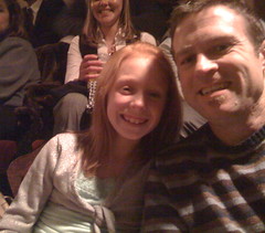 Maddie and Dad at Wicked