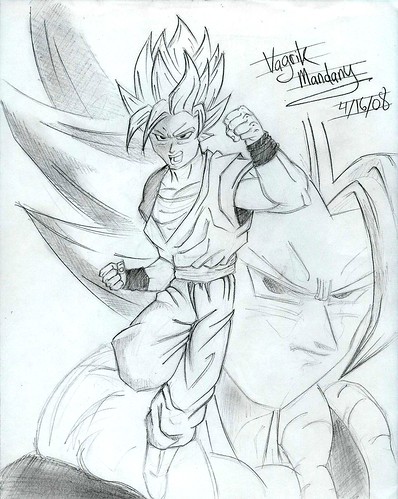 goku super saiyan drawing. Goku+super+saiyan+3+sketch
