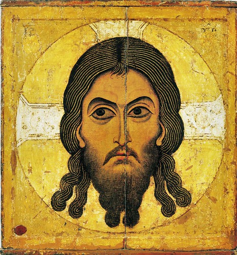002-Icono Ruso escuela Novgorod año 1100- Cristo Archeiropoietos