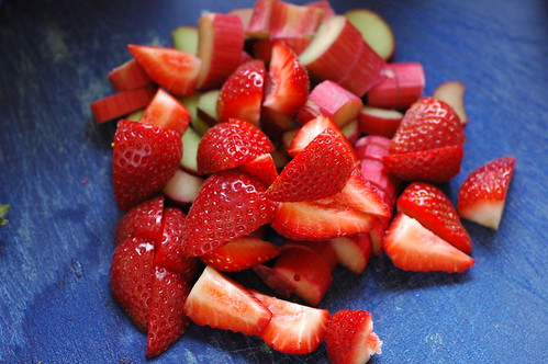 strawberries sliced!