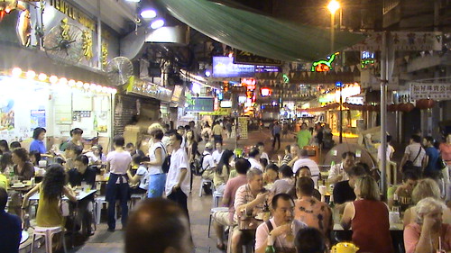 Temple Street Night Market Food Stalls