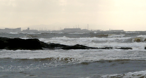 Seamill beach view