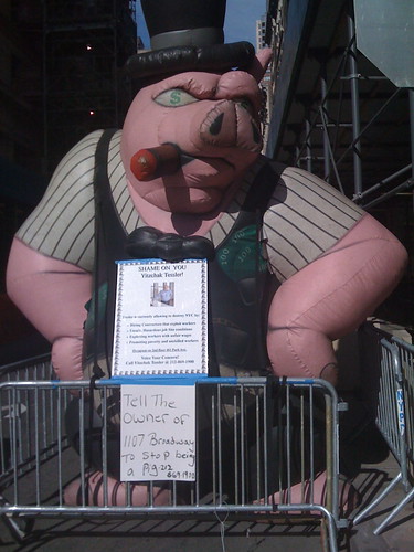 Inflatable capitalist pig by antony_mayfield, on Flickr
