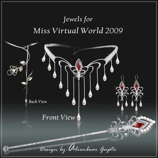Miss Virtual World jewels