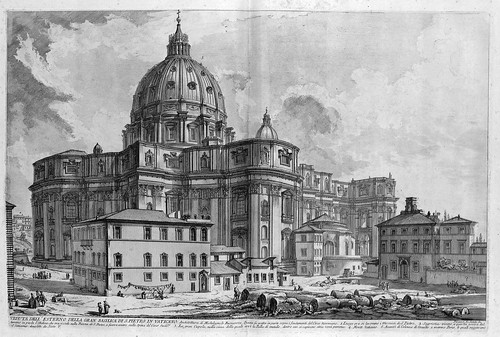 006-Vista del exterior de la Basilica de San Pedro en el Vaticano