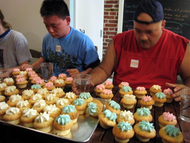 Cupcake eating contest