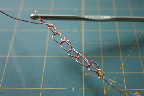 Crochet Metal Leaf ::Step One