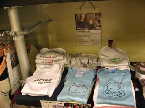 Shelf of WilloToons Baby at RAG Co-op Hayes Valley