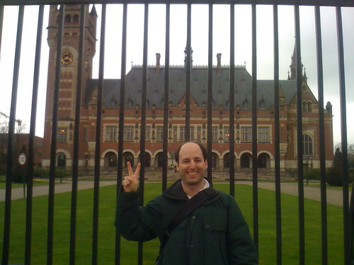 Barry at Peace Palace, The Hague