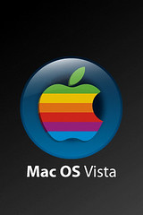 Mac OS Vista IPhone wallpaper