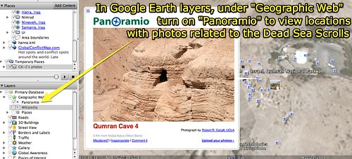 Google Earth - Panoramio - Dead Sea Scrolls