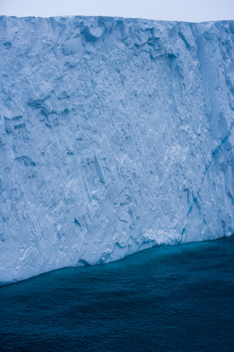 Icebergs at the foot of Ilulissat Kangia (Danish name Jacobshavn Glacier)
