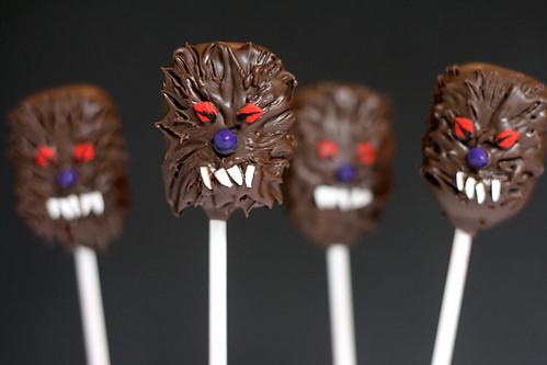 Werewolf Cake pops