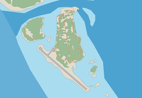 Apataki Atoll FP -Niutahi Village - EVS Precision Map from DigitalGlobe Image from Google Earth (1-7,500)