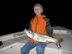 Connor with his keeper Snook