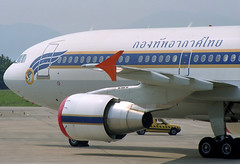 Royal Thai Air Force A310-324 HS-TYQ GRO 24/07/1992