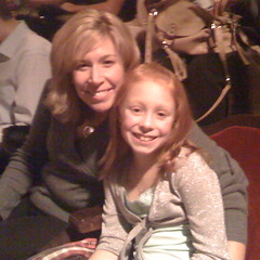Cathie and Maddie at Wicked