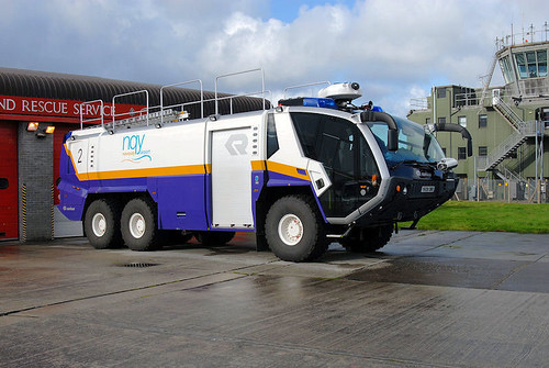 Newquay Airport: 'Rosenbauer Panther' Crash Truck