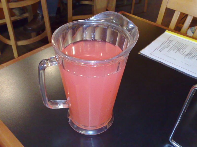 Pitcher of Pink Lemonade