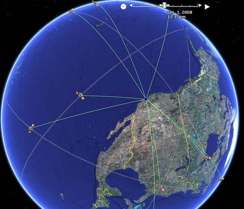 Google GPS satellites