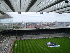 the view from our seats at St James' Park (flickr)