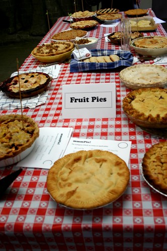 Fruit pies were the largest category of entries