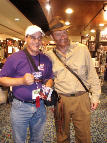 Tom Savino with Indiana Jones