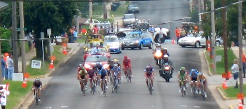 Chase 1 near the finish of Stage 4 in Rolla