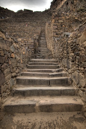 Steps to Ollantaytambo