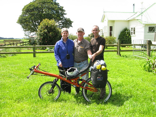 Susan and David Bovill in Onewhero, New Zealand