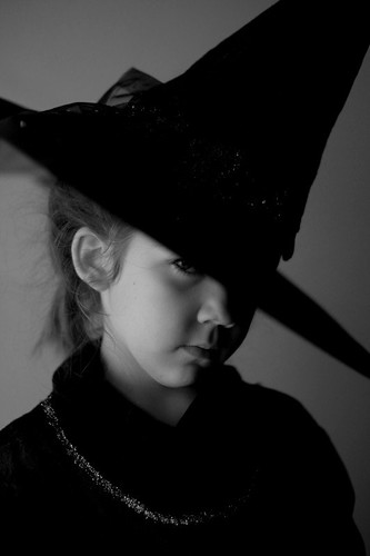 Halloween Witch (bw)