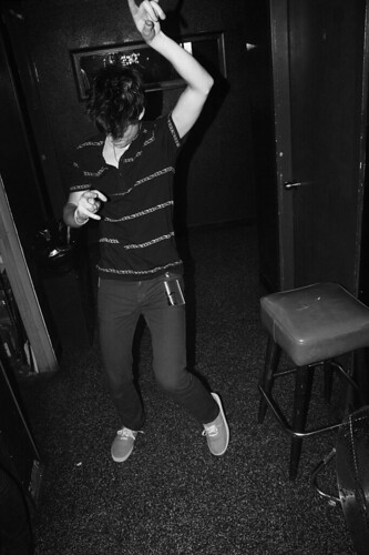 Luke Dancing Backstage to THE FAINT