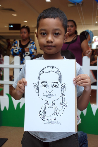 caricature live sketching for West Coast Plaza day 2 - 23