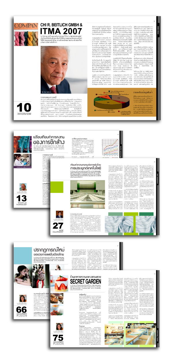 magazine design samples. Page layout samples