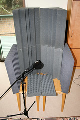 Homemade vocal booth
