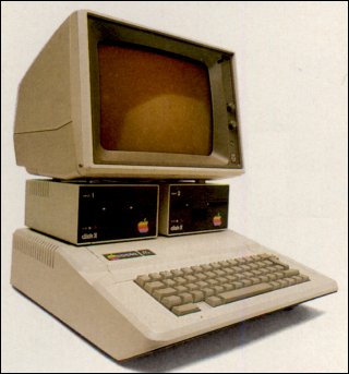an Apple 2 e
