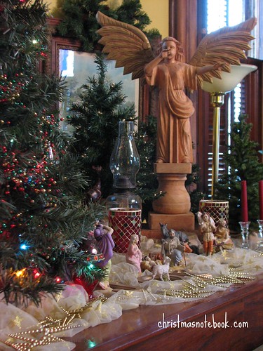 nativity with angel