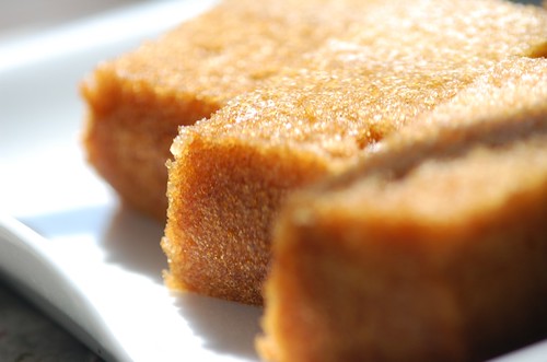malai kou (steamed brown sugar cake)