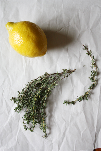 lemon + thyme.