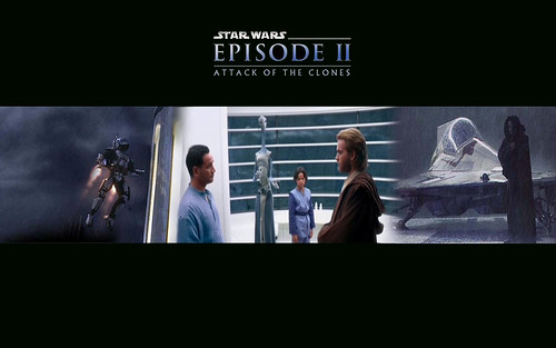 Star Wars, episode 2 Attack of the Clones banner wallpaper, star wars wallpapers, starwars enterprise voyage
