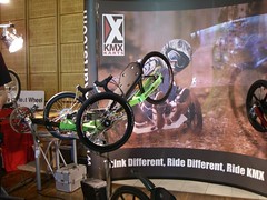 At the KMX Karts' booth