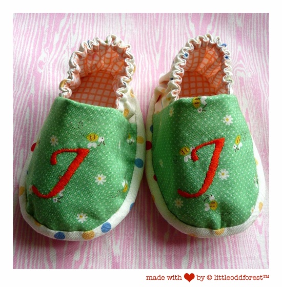 wee lil' alphabet shoes