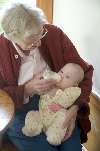 Grandma Feeding Katie Rose