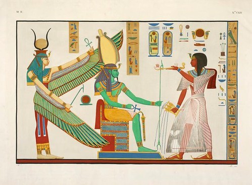 05- Ramses IV realizando ofrendas a Osiris y a Isis