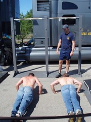 Kevin and Dave at the Navy Seals Challange