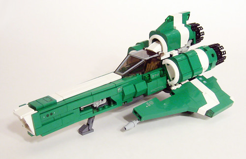 Battlestar Galatica Viper LEGO instructions