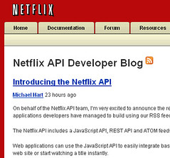 Netflix announces an API